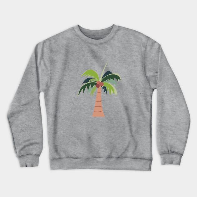 Coconut tree leaves tone color Crewneck Sweatshirt by WritingLuv